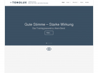 tonolux.de Webseite Vorschau