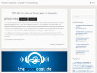 thedronecast.de Webseite Vorschau