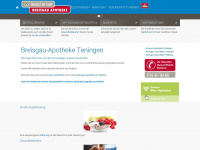 breisgau-apotheke-teningen.de Webseite Vorschau