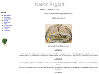 nation-asgard.org Webseite Vorschau
