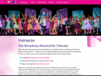 musicalsommer-freising.de Webseite Vorschau