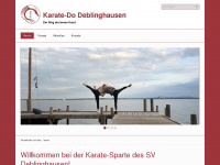 karate-deblinghausen.de Webseite Vorschau