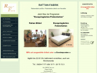 rattanfabrik.de Webseite Vorschau