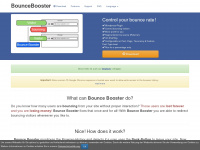 bouncebooster.com Webseite Vorschau