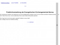 friedhofsverwaltung-bernau.de Webseite Vorschau