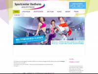 sportcenter-oedheim.com Webseite Vorschau