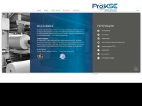 prokse.com Webseite Vorschau