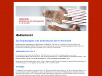 medienkonzil.de Webseite Vorschau