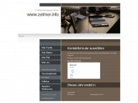 zelmer.info Webseite Vorschau