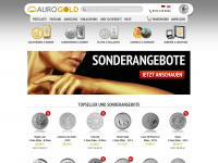 aurogold.de Webseite Vorschau