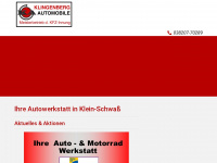 klingenberg-automobile.eu Webseite Vorschau