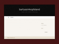 barfussimkopfstand.wordpress.com Webseite Vorschau
