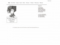 kuenstlergruppe-2010.de Webseite Vorschau