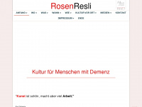 rosen-resli.net Webseite Vorschau