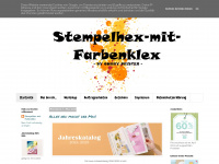 stempelhex-mit-farbenklex.blogspot.com Webseite Vorschau