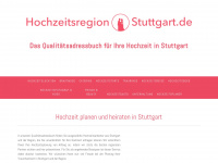 hochzeitsregion-stuttgart.de Webseite Vorschau