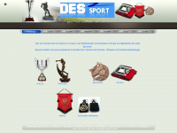 des-sport.com Webseite Vorschau