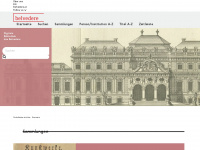 digitale-bibliothek.belvedere.at Webseite Vorschau
