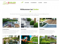 zeidler-gartenbau.de Webseite Vorschau