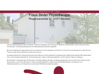physiopraxis-binder.de Webseite Vorschau