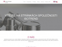 isotrend.cz Webseite Vorschau