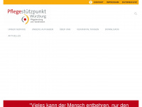 pflegestuetzpunkt-wuerzburg.info Webseite Vorschau