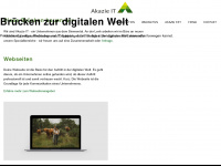 akazie.ch Webseite Vorschau