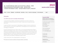 gleichstellungsministerkonferenz.de Webseite Vorschau