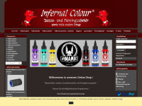 infernal-colour.eu Webseite Vorschau