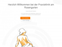praxisklinik-am-rosengarten.de Webseite Vorschau