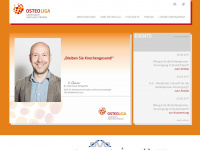 osteoliga.de Webseite Vorschau