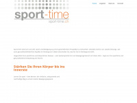 sport-time.ch Webseite Vorschau