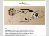 medialike.de Webseite Vorschau