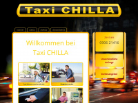 taxichilla.de Webseite Vorschau