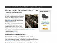 hanteln-kaufen.com Webseite Vorschau