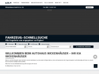 kia-wickenhaeuser.de Webseite Vorschau