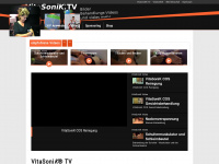 vitasonik.tv Webseite Vorschau