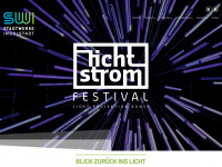 lichtstrom-festival.de Webseite Vorschau