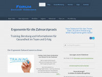 zahnarzt-ergonomie-forum.de Webseite Vorschau