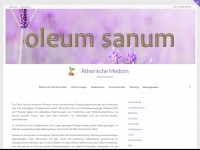 oleumsanum.de Webseite Vorschau