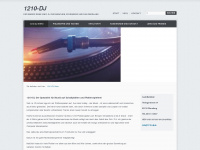 1210-dj.de Webseite Vorschau