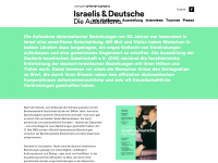 israelis-und-deutsche.de Webseite Vorschau