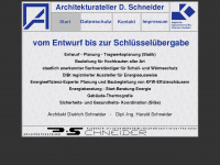 schneider-architektur.com Webseite Vorschau