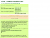 derbysbus.info Webseite Vorschau