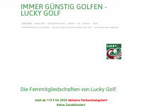 lucky-golf.de Webseite Vorschau