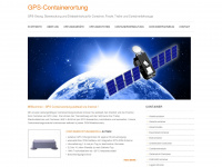 gps-containerortung.de Webseite Vorschau