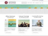 arowa-trainings.de Webseite Vorschau
