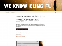 weknowkungfu.de Webseite Vorschau