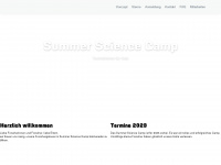 summer-science-camp.de Webseite Vorschau