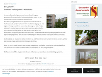 sonnenhof-appartements.de Webseite Vorschau